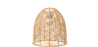 Buy Rattan Ceiling Lamp - Boho Bali Design Pendant Lamp - Bu Light natural wood 60030 - in the UK