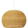 Buy Hanging Lamp Boho Style Natural Rattan - Kim Natural wood 60034