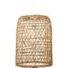 Buy Hanging Lamp Boho Style Natural Rattan - Lian Natural wood 60035