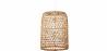 Buy Rattan Ceiling Lamp - Boho Bali Design Pendant Lamp - Lian Natural wood 60035 - in the UK