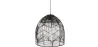 Black Rattan Ceiling Lamp - Boho Bali Design Pendant Lamp - Le image 9