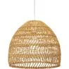 Buy Hanging Lamp Boho Bali Style Natural Rattan - 40 cm - Hoa Natural wood 60044