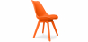 Buy Dining Chair - Scandinavian Style - Denisse Orange 59277 - in the UK