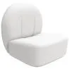 Buy White boucle ​armchair - upholstered - Loraine White 60072