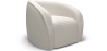 Buy Armchair with Armrests - Upholstered in Boucle Fabric - Seral White 60080 - in the UK