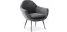 Armchair with Armrests - Upholstered in Velvet - Eila image 9