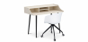 Buy Wooden Desk - Scandinavian Design - Torkel + Designer Office Chair - Joan White 60066 - in the UK