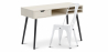Buy Wooden Desk - Scandinavian Design - Beckett + Dining Chair - Stylix White 60065 - prices
