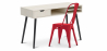 Buy Wooden Desk - Scandinavian Design - Beckett + Dining Chair - Stylix Red 60065 - prices
