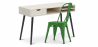 Buy Wooden Desk - Scandinavian Design - Beckett + Dining Chair - Stylix Green 60065 with a guarantee