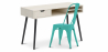 Buy Wooden Desk - Scandinavian Design - Beckett + Dining Chair - Stylix Pastel green 60065 in the United Kingdom