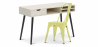 Buy Wooden Desk - Scandinavian Design - Beckett + Dining Chair - Stylix Pastel yellow 60065 home delivery
