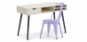 Buy Wooden Desk - Scandinavian Design - Beckett + Dining Chair - Stylix Lavander 60065 - prices