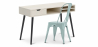 Buy Wooden Desk - Scandinavian Design - Beckett + Dining Chair - Stylix Pale green 60065 home delivery