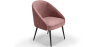 Buy Design Armchair - Upholstered in Velvet - Wasda Pink 60076 - in the UK