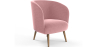 Buy Design Armchair - Upholstered in Velvet - Krenda Pink 60083 - prices