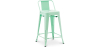 Buy Bar Stool with Backrest - Industrial Design - 60cm - New Edition - Stylix Mint 60126 with a guarantee