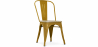 Buy Dining Chair - Industrial Design - Steel and Wood - New Edition - Stylix Gold 60123 - in the UK