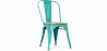 Buy Dining Chair - Industrial Design - Steel and Wood - New Edition - Stylix Pastel green 60123 home delivery
