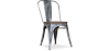 Buy Dining Chair - Industrial Design - Steel and Wood - New Edition - Stylix Industriel 60124 in the United Kingdom