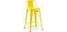 Buy Bar Stool with Backrest - Industrial Design - 60cm - New Edition - Stylix Yellow 60126 at Privatefloor