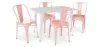 Pack Dining Table and 4 Dining Chairs Industrial Design - New Edition- Bistrot Stylix image 9