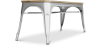 Buy Bench - Industrial Design - Wood and Metal - Stylix Steel 60131 with a guarantee