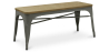Buy Bench - Industrial Design - Wood and Metal - Stylix Dark grey 60131 in the United Kingdom