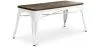 Industrial Design Bench - Wood and Metal - Stylix image 9