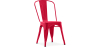 Buy Dining Chair - Industrial Design - Steel - New Edition - Stylix Red 60136 home delivery