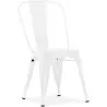 Buy Dining chair Stylix industrial design Metal - New Edition White 60136