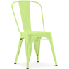 Buy Dining Chair - Industrial Design - Steel - New Edition - Stylix Pastel yellow 60136 in the United Kingdom