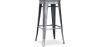Buy Bar Stool - Industrial Design - Wood & Steel - 76 cm - New Edition- Stylix Industriel 60137 with a guarantee