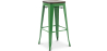 Buy Bar Stool - Industrial Design - Wood & Steel - 76 cm - New Edition- Stylix Green 60137 - in the UK