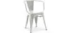 Dining Chair with Armrests - Industrial Design - Steel - New Edition - Stylix image 9