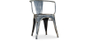 Buy Dining Chair with Armrests - Industrial Design - Steel - New Edition - Stylix Metallic bronze 60140 in the United Kingdom
