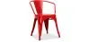 Dining Chair with Armrests - Industrial Design - Steel - New Edition - Stylix image 9