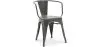 Dining Chair with Armrests - Industrial Design - Steel - New Edition - Stylix image 9