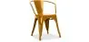 Dining Chair with Armrests - Industrial Design - Steel - New Edition - Stylix image 9