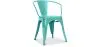 Dining Chair with Armrests - Industrial Design - Steel - New Edition - Stylix image 9