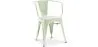 Dining Chair with Armrests - Industrial Design - Steel - New Edition - Stylix image 9