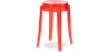Buy Industrial Design Bar Stool - Transparent - 47cm - Victoria Queen Red 29572 - prices