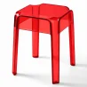 Buy Stool Low Transparent - 47cm - Victoria Queen Red 29572