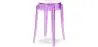 Industrial Design Bar Stool - Transparent - 47cm - Victoria Queen image 9
