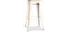 Buy Bar Stool - Industrial Design - Wood & Steel - 76cm - New Edition - Stylix Cream 60144 - prices