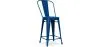 Bar Stool with Backrest - Industrial Design - 60cm - New Edition - Stylix image 9