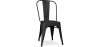 Buy Dining Chair - Industrial Design - Steel - Matt - New Edition -Stylix Black 60147 - prices