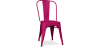 Buy Dining Chair - Industrial Design - Steel - Matt - New Edition -Stylix Fuchsia 60147 in the United Kingdom