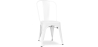 Buy Dining Chair - Industrial Design - Steel - Matt - New Edition -Stylix White 60147 with a guarantee