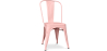 Buy Dining Chair - Industrial Design - Steel - Matt - New Edition -Stylix Pastel orange 60147 at Privatefloor